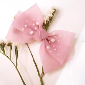 Organza Hair Bow Clip